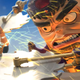 MODOK and his AIM arch-nemesis Monica Rappaccini do battle.